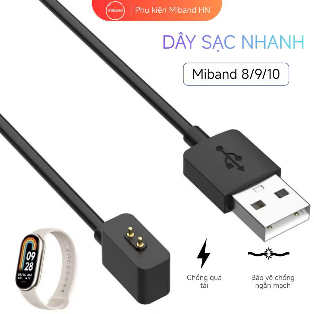 Sạc Miband 8/9/10
